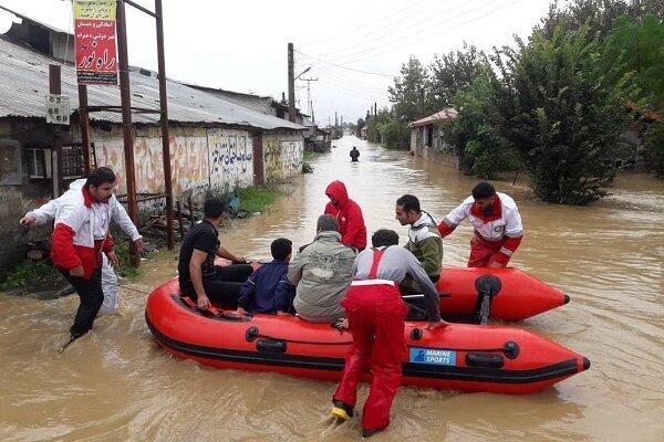 حوادث رشت,بالا آمدن رودخانه‌های رشت