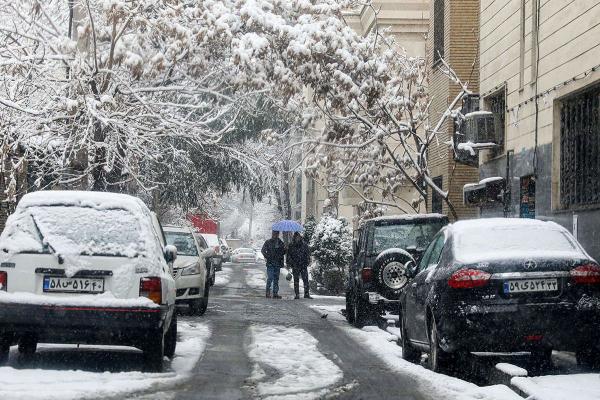 آخرین وضعیت آب و هوایی ایران,بارش برف و باران در کشور