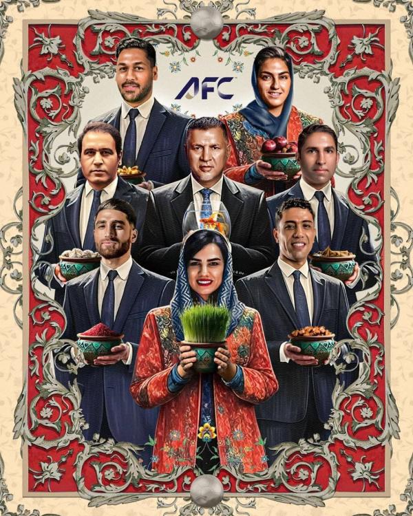 باشگاه استقلال,اعتراض عجیب باشگاه استقلال به پوستر AFC برای عید نوروز