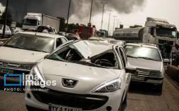 تصاویر تلخ از حادثه بندر شهید رجایی,تصاویر انفجار در بندرعباس,تصاویر وضعیت ماشین های اهالی بندرعباس پس از انفجار