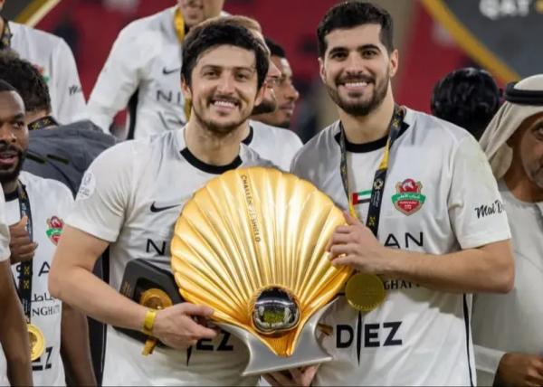 سردار آزمون و سعید عزت اللهی سردار آزمون و سعید عزت اللهی,قهرمانی شباب الاهلی در لیگ امارات