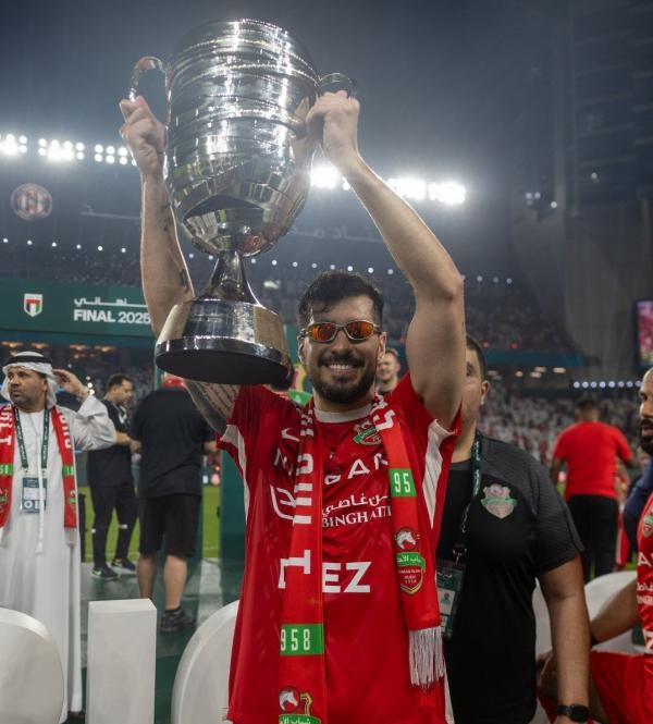 سردار آزمون و سعید عزت اللهی سردار آزمون و سعید عزت اللهی,قهرمانی شباب الاهلی در جام ریاست جمهوری امارات