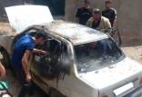 انفجار گوشی تلفن همراه در پراید,انفجار پراید بخاطر گوشی