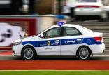 تخلف خودروهای پلیس,خرابی چراغ خودرو پلیس
