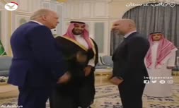 فیلم/ دیدار «دارا خسروشاهی» مدیرعامل ایرانی با ترامپ و شاهزاده محمد بن سلمان در عربستان
