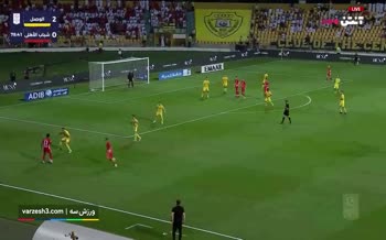 فیلم/ گل اول شباب الاهلی به الوصل توسط سعید عزت اللهی