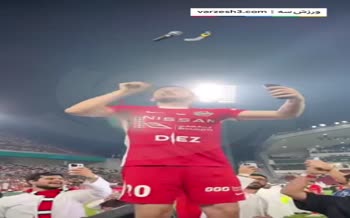فیلم/ آوازخوانی سردار آزمون پس از قهرمانی شباب الاهلی در جام ریاست جمهوری امارات