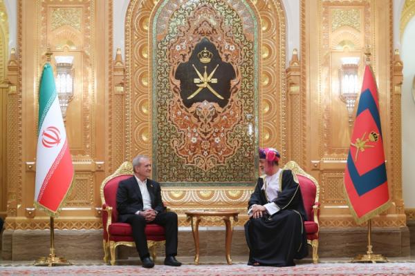 پزشکیان و سلطان عمان پزشکیان و سلطان عمان,پزشکیان در عمان