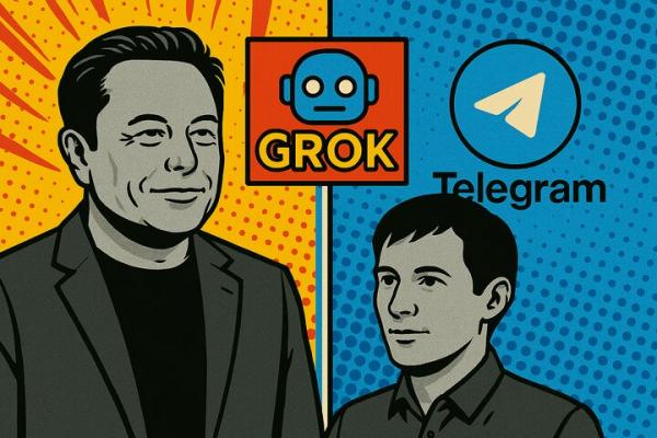 هوش مصنوعی Grok هوش مصنوعی Grok,اضافه شدن هوش مصنوعی Grok به تلگرام