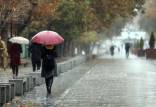 آخرین وضعیت آب و هوایی ایران,رگبار باران در نواحی مختلف کشور