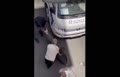 فیلم/ کشیدن یک زن توسط گشت فوریت‌های اجتماعی شهرداری تهران