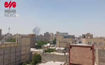 فیلم/ حمله اسرائیل به اطارف پالایشگاه تبریز