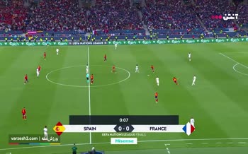 فیلم/ خلاصه دیدار اسپانیا 5-4 فرانسه (نیمه نهایی لیگ ملت‌های اروپا)