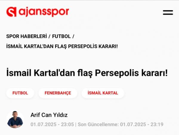 اسماعیل کارتال,سرمربی پرسولیس
