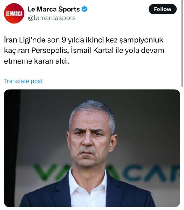 اسماعیل کارتال,سرمربی پرسولیس