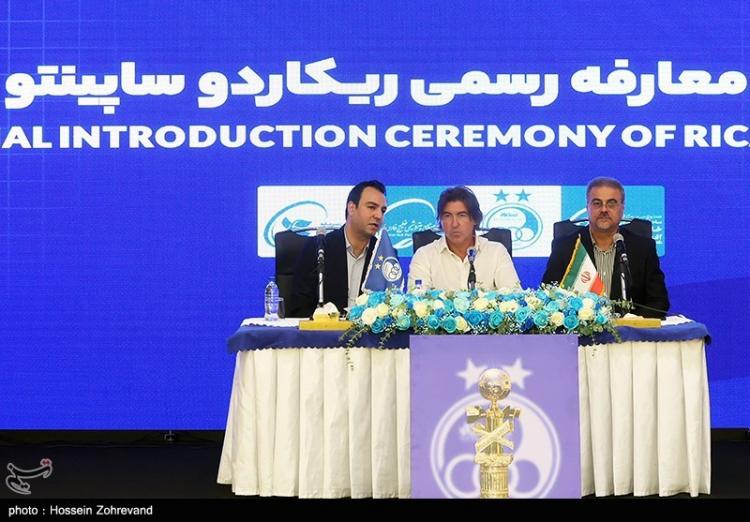 تصاویر ریکاردو ساپینتو تصاویر ریکاردو ساپینتو,تصاویر مراسم معارفه ریکاردو ساپینتو,تصاویر مراسم معرفی ریکاردو ساپینتو در 18 تیر 1404