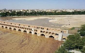 آب رودخانه زایندهرود به اصفهان رسید زاینده رود اصفهان,آب در زاینده رود اصفهان