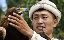 تصاویر شکار با عقاب در قرقیزستان,عکس‌های شکار عقاب در قرقیزستان,تصاویر بومی شکار با عقاب