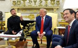 تصاویر نشست ترامپ زلنسکی و رهبران اروپایی,عکس های دیدار ترامپ و زلنسکی,تصاویر دیدار ترامپ با زلنسکی و رهبران اروپایی