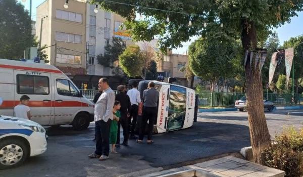 واژگونی آمبولانس در اصفهان,حوادث اصفهان