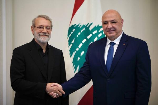 لاریجانی در لبنان لاریجانی در لبنان,دیدار لاریجانی با رئیسجمهور لبنان