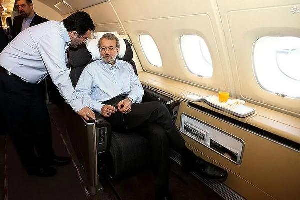 لاریجانی,بسته شدن حریم هوایی سوریه بر روی لاریجانی