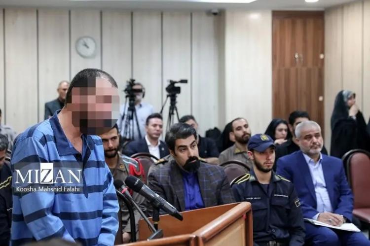 تصاویر دادگاه قاتل الهه حسین‌نژاد,تصاویری از دادگاه قاتل الهه حسین‌نژاد,عکس های مادر الهه حسین نژاد