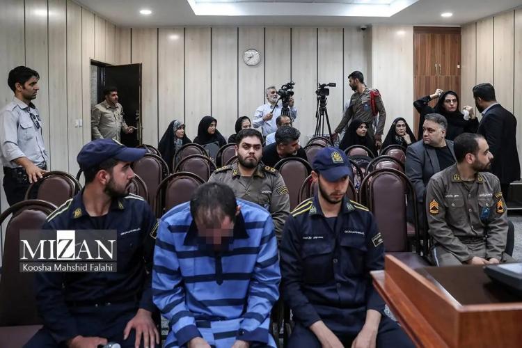 تصاویر دادگاه قاتل الهه حسین‌نژاد,تصاویری از دادگاه قاتل الهه حسین‌نژاد,عکس های مادر الهه حسین نژاد