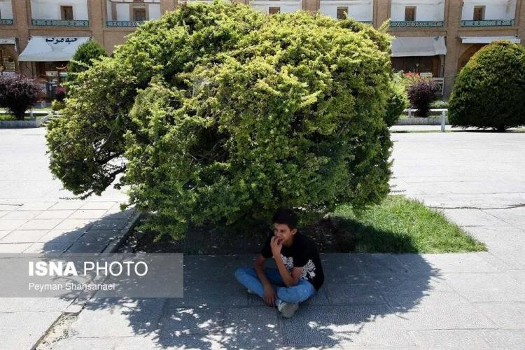 ,تصاویر هوای داغ تهران تابستان 1404,عکس‌ها از گرمای شدید تهران,تصاویر هوای تابستان در اصفهان