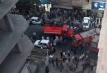 آتش سوزی در یک ساختمان مسکونی در تهران,حوادث تهران