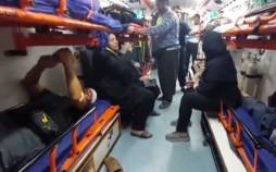 زائران ایرانی در عراق,برخورد اتوبوس زائران با جدول کنار جاده در محور بصره - شلمچه