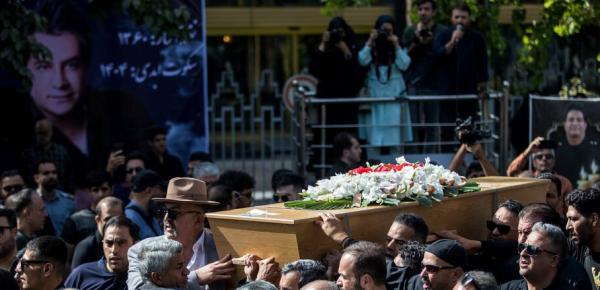 امید جهان امید جهان,تشییع پیکر امید جهان