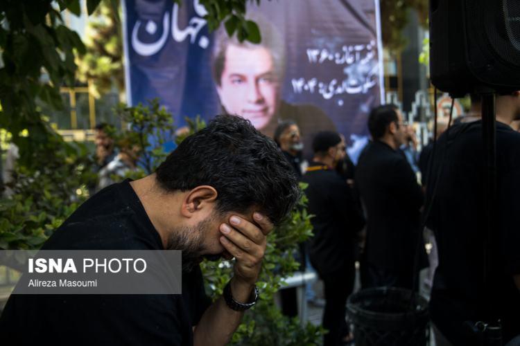 تصاویر مراسم تشییع پیکر امید جهان,عکس های مراسم تشییع پیکر امید جهان,عکس بازیگران در مراسم تشییع پیکر امید جهان
