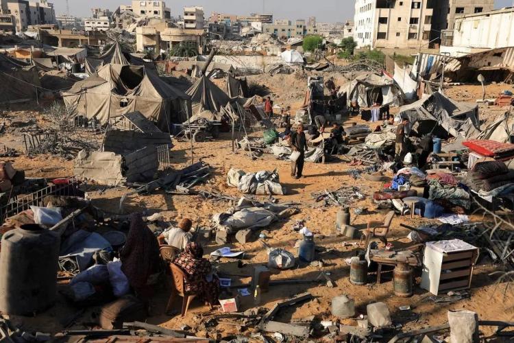 تصاویر فرار فلسطینی‌ها از شهر غزه,تصاویر مردم شهر غزه,تصاویر فرار مردم فلسطین