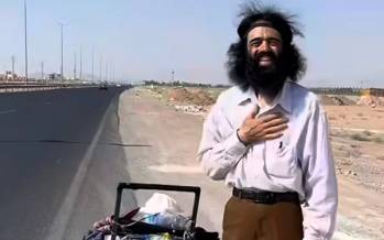 شهرام گودرزی,پیاده روی شهرام گودرزی به سمت مقبره کوروش
