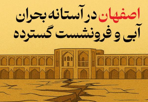 فرونشست در اصفهان,اصفهان در آستانه بحران آبی و فرونشست گسترده