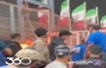 فیلم | آتش‌سوزی در قسمتی از ورزشگاه شهر قدس 
