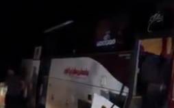 حوادث مشهد,انحراف اتوبوس در جاده سبزوار به مشهد