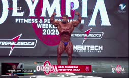 فیلم | فیگورگیری انفرادی هادی چوپان در فینال مسترالمپیا 2025