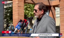 فیلم | مراسم تشییع پیکر «محمد کاسبی» ؛ از گریه و بی‌قراری نوه مرحوم تا آوازخوانی حسام الدین سراج 
