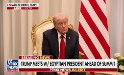 فیلم | امتناع ترامپ از دست دادن با با السیسی مقابل دوربین‌ها