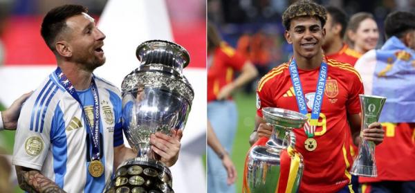 یامال و مسی یامال و مسی,دیدار اسپانیا و آرژانتین در فینالیسیما