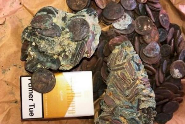 سکه باستانی سکه باستانی,گنج سکههای زنگزده