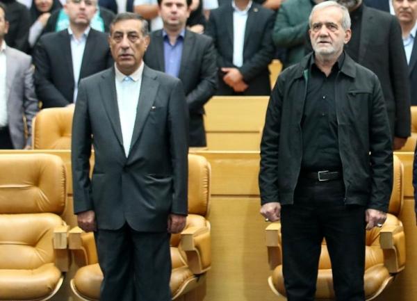 پزشکیان و قائم پناه پزشکیان و قائم پناه,رئیس جمهور و معاون اجرایی