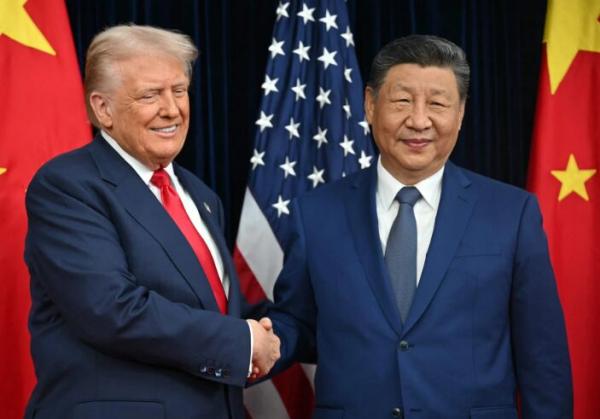 دیدار ترامپ و رئیس جمهور چین,ترامپ و جین‌ پینگ