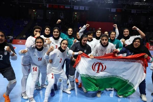 تیم ملی فوتسال بانوان ایران تیم ملی فوتسال بانوان ایران,قهرمانی فوتسال دختران ایران در آسیا