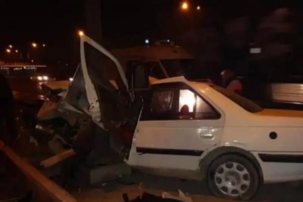 تصادف تصادف,تصادف در بزرگراه امام علی (ع)