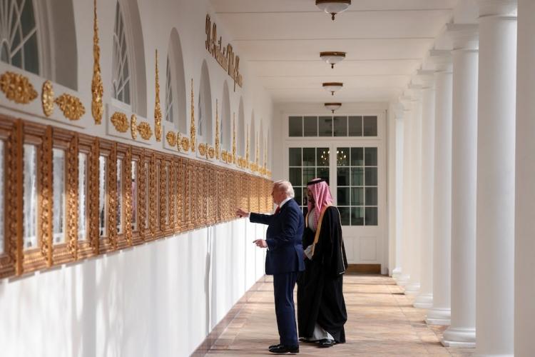 تصاویر دیدار ترامپ و بن سلمان در کاخ سفید,عکس های دیدار ترامپ و بن سلمان در کاخ سفید,تصاویری از حضور بن سلمان در کاخ سفید