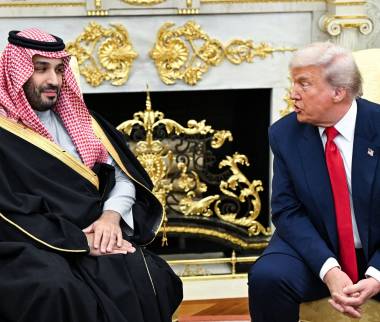 بن سلمان و ترامپ,ولیعهد عربستان و رئیس جمهور آمریکا