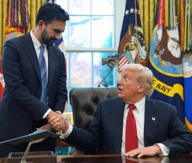 ترامپ و ممدانی,رئیس جمهور آمریکا ئو شهردار نیویورک